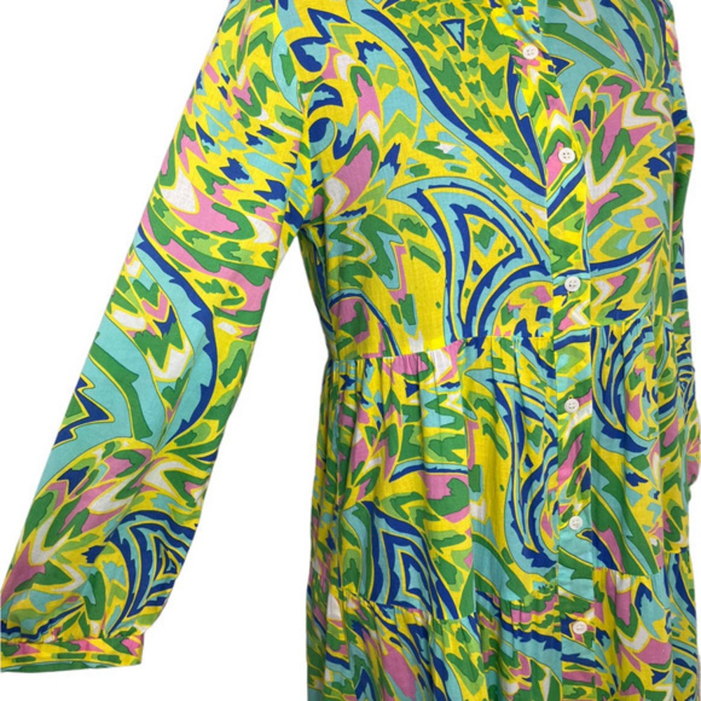 Colorful Patterned Maxi Dress - Picture 7 of 12